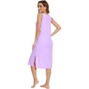 image:imageWiWi Viscose from Bamboo Tank Nightgown for Women Super Soft Summer Sleeveless Cooling Sleep Shirts SXXLAlight Purple