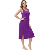 image:imageWiWi Viscose from Bamboo Tank Nightgown for Women Super Soft Summer Sleeveless Cooling Sleep Shirts SXXLApurple