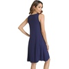 image:imageWiWi Viscose from Bamboo Tank Nightgown for Women Super Soft Summer Sleeveless Cooling Sleep Shirts SXXLCnavy