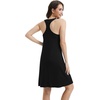 image:imageWiWi Viscose from Bamboo Tank Nightgown for Women Super Soft Summer Sleeveless Cooling Sleep Shirts SXXLDblack