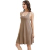 image:imageWiWi Viscose from Bamboo Tank Nightgown for Women Super Soft Summer Sleeveless Cooling Sleep Shirts SXXLDcamel