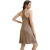 image:imageWiWi Viscose from Bamboo Tank Nightgown for Women Super Soft Summer Sleeveless Cooling Sleep Shirts SXXLDcamel