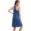 image:imageWiWi Viscose from Bamboo Tank Nightgown for Women Super Soft Summer Sleeveless Cooling Sleep Shirts SXXLDprussian Blue