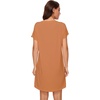 image:imageWiWi Womens Bamboo Viscose Nightgowns Soft Short Sleeve Sleep Shirt Lightweight Cool Nightshirt Pajama Dress SXXLCburnt Orange