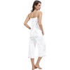 image:imageWiWi Womens Cami Pajama Sets 2 Piece Camisole Top Capri Pants Sleepwear Soft Lingerie Bamboo Viscose PJs SXXLBwhite Stars