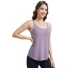 image:imageWiWi Womens Camisole Adjustable Spaghetti Straps Undershirt Soft Tank Tops Bamboo Viscose Cami Sleepwear SXXLBviolet