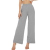 image:imageWiWi Womens Casual Wide Leg Palazzo Pants Comfy Lounge Pajama Bottoms Viscose from Bamboo Yoga Sweatpants SXXLCheather Grey