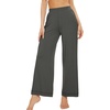 image:imageWiWi Womens Casual Wide Leg Palazzo Pants Comfy Lounge Pajama Bottoms Viscose from Bamboo Yoga Sweatpants SXXLCiron Grey