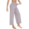 image:imageWiWi Womens Casual Wide Leg Palazzo Pants Comfy Lounge Pajama Bottoms Viscose from Bamboo Yoga Sweatpants SXXLDlavender