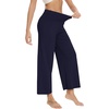 image:imageWiWi Womens Casual Wide Leg Palazzo Pants Comfy Lounge Pajama Bottoms Viscose from Bamboo Yoga Sweatpants SXXLDnavy