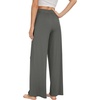 image:imageWiWi Womens Casual Wide Leg Palazzo Pants Comfy Lounge Pajama Bottoms Viscose from Bamboo Yoga Sweatpants SXXLFiron Grey