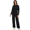 image:imageWiWi Womens Longsleve Set Soft Comfortable amp Breathable Fabric for Ultimate Sleep Experience SXXLAblack