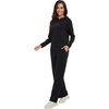 image:imageWiWi Womens Longsleve Set Soft Comfortable amp Breathable Fabric for Ultimate Sleep Experience SXXLAblack