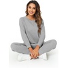 image:imageWiWi Womens Longsleve Set Soft Comfortable amp Breathable Fabric for Ultimate Sleep Experience SXXLBheather Grey