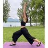 image:imageWiWi Womens Lounge Pants Wide Leg Yoga Bottoms Soft High Waist Sweatpants with Pockets Viscose from Bamboo SXXLBlack