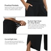 image:imageWiWi Womens Lounge Pants Wide Leg Yoga Bottoms Soft High Waist Sweatpants with Pockets Viscose from Bamboo SXXLBlack