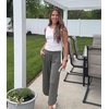 image:imageWiWi Womens Lounge Pants Wide Leg Yoga Bottoms Soft High Waist Sweatpants with Pockets Viscose from Bamboo SXXLCharcoal