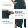 image:imageWiWi Womens Lounge Pants Wide Leg Yoga Bottoms Soft High Waist Sweatpants with Pockets Viscose from Bamboo SXXLDeep Teal