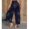 image:imageWiWi Womens Lounge Pants Wide Leg Yoga Bottoms Soft High Waist Sweatpants with Pockets Viscose from Bamboo SXXLNavy Stars