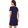 image:imageWiWi Womens Nightgowns Soft Nightgown Sleepwear Summer Viscose from Bamboo Nightshirt Pajama Night Shirts SXXLBnavy
