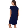 image:imageWiWi Womens Nightgowns Soft Nightgown Sleepwear Summer Viscose from Bamboo Nightshirt Pajama Night Shirts SXXLFnavy