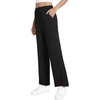 image:imageWiWi Womens Sweatpants Loose Casual Lounge Work Pants Lightweight Yoga Pant with Pockets SXXLAblack
