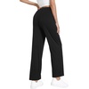 image:imageWiWi Womens Sweatpants Loose Casual Lounge Work Pants Lightweight Yoga Pant with Pockets SXXLAblack