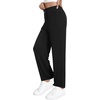 image:imageWiWi Womens Sweatpants Loose Casual Lounge Work Pants Lightweight Yoga Pant with Pockets SXXLAblack