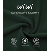 image:imageWiWi Womens Sweatpants Loose Casual Lounge Work Pants Lightweight Yoga Pant with Pockets SXXLAdark Fence Green