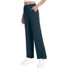 image:imageWiWi Womens Sweatpants Loose Casual Lounge Work Pants Lightweight Yoga Pant with Pockets SXXLAdeep Teal