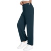 image:imageWiWi Womens Sweatpants Loose Casual Lounge Work Pants Lightweight Yoga Pant with Pockets SXXLAdeep Teal