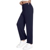 image:imageWiWi Womens Sweatpants Loose Casual Lounge Work Pants Lightweight Yoga Pant with Pockets SXXLAnavy
