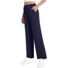 image:imageWiWi Womens Sweatpants Loose Casual Lounge Work Pants Lightweight Yoga Pant with Pockets SXXLAnavy