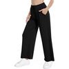 image:imageWiWi Womens Sweatpants Loose Casual Lounge Work Pants Lightweight Yoga Pant with Pockets SXXLBblack