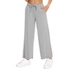 image:imageWiWi Womens Sweatpants Loose Casual Lounge Work Pants Lightweight Yoga Pant with Pockets SXXLBlight Heather Grey