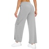 image:imageWiWi Womens Sweatpants Loose Casual Lounge Work Pants Lightweight Yoga Pant with Pockets SXXLBlight Heather Grey