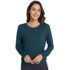 image:imageWiWi Womens TShirt Soft Short Sleeve Pullover Tops Casual Crew Neck Basic Tee T Shirt SXXLStyleb Deep Teal