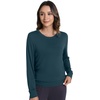 image:imageWiWi Womens TShirt Soft Short Sleeve Pullover Tops Casual Crew Neck Basic Tee T Shirt SXXLStyleb Deep Teal