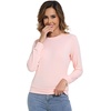 image:imageWiWi Womens TShirt Soft Short Sleeve Pullover Tops Casual Crew Neck Basic Tee T Shirt SXXLStyleb Pink