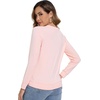 image:imageWiWi Womens TShirt Soft Short Sleeve Pullover Tops Casual Crew Neck Basic Tee T Shirt SXXLStyleb Pink