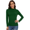 image:imageWiWi Womens TShirt Soft Short Sleeve Pullover Tops Casual Crew Neck Basic Tee T Shirt SXXLStylec Dark Green