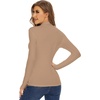 image:imageWiWi Womens TShirt Soft Short Sleeve Pullover Tops Casual Crew Neck Basic Tee T Shirt SXXLStylec Khaki