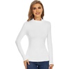 image:imageWiWi Womens TShirt Soft Short Sleeve Pullover Tops Casual Crew Neck Basic Tee T Shirt SXXLStylec Pure White