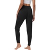 image:imageWiWi Womens Yoga Pants Viscose Bamboo Cooling High Waist Joggers Sweatpants Super Soft Lounge Bottoms with Pockets SXXLBlack