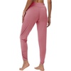 image:imageWiWi Womens Yoga Pants Viscose Bamboo Cooling High Waist Joggers Sweatpants Super Soft Lounge Bottoms with Pockets SXXLDusty Rose