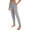 image:imageWiWi Womens Yoga Pants Viscose Bamboo Cooling High Waist Joggers Sweatpants Super Soft Lounge Bottoms with Pockets SXXLHeather Grey