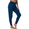 image:imageWiWi Womens Yoga Pants Viscose Bamboo Cooling High Waist Joggers Sweatpants Super Soft Lounge Bottoms with Pockets SXXLInk Blue
