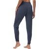 image:imageWiWi Womens Yoga Pants Viscose Bamboo Cooling High Waist Joggers Sweatpants Super Soft Lounge Bottoms with Pockets SXXLMidnight Blue