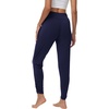 image:imageWiWi Womens Yoga Pants Viscose Bamboo Cooling High Waist Joggers Sweatpants Super Soft Lounge Bottoms with Pockets SXXLNavy