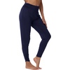 image:imageWiWi Womens Yoga Pants Viscose Bamboo Cooling High Waist Joggers Sweatpants Super Soft Lounge Bottoms with Pockets SXXLNavy